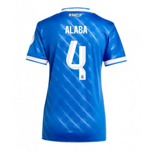 Stroje piłkarskie Real Madrid David Alaba #4 Koszulka Trzeciej dla damskie 2025-26 Krótki Rękaw